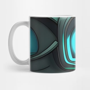 Multi-eyed robot Mug